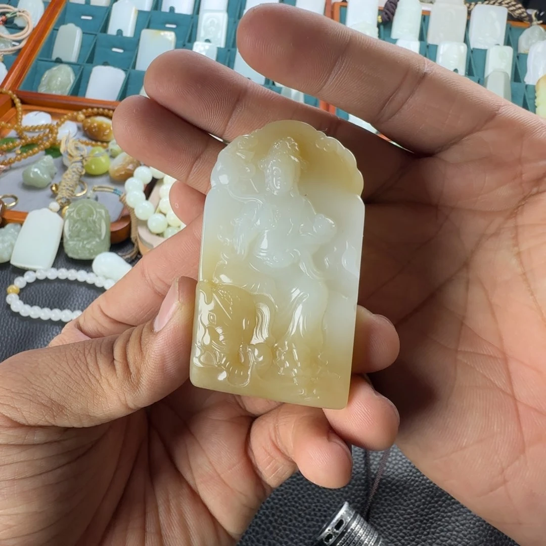 和田玉挂件未镶嵌