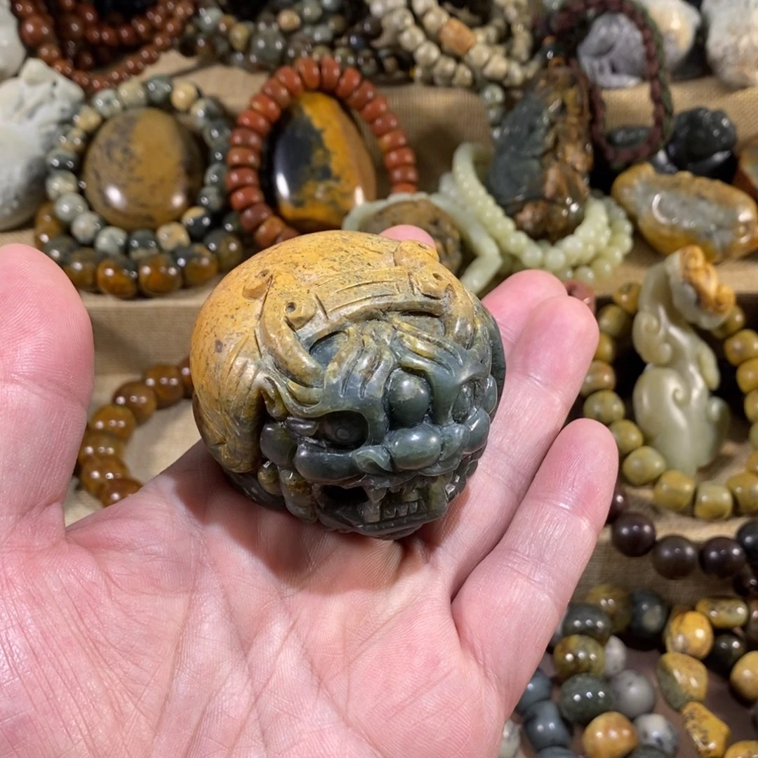 岫岩河磨玉（透闪石质玉）未镶嵌挂件