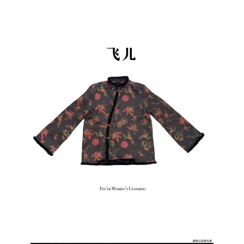 飞儿【祥瑞锦簇】2025早秋新款时尚百搭气质衬衫上衣
