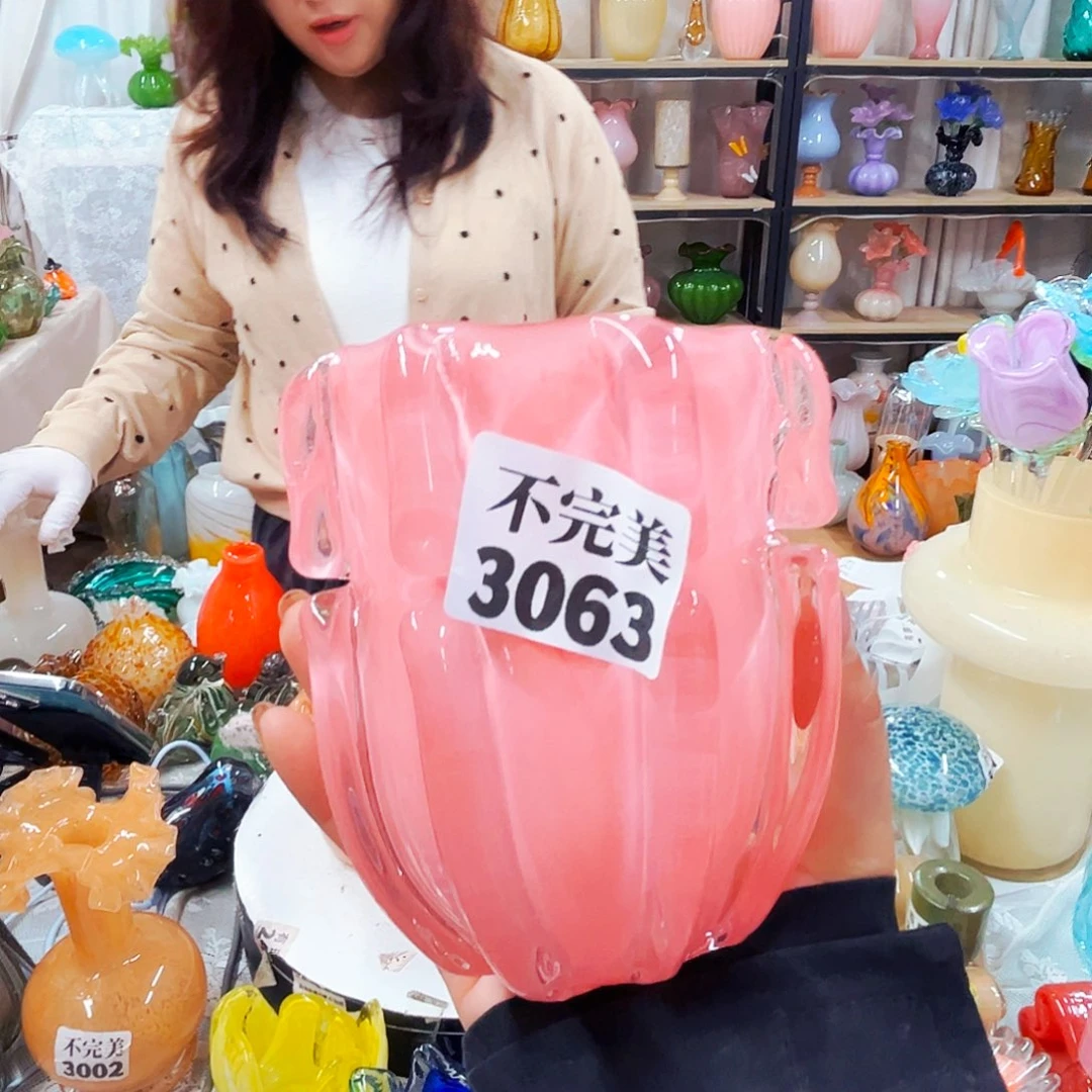 ~***~琉璃琉璃花瓶工艺品不完美