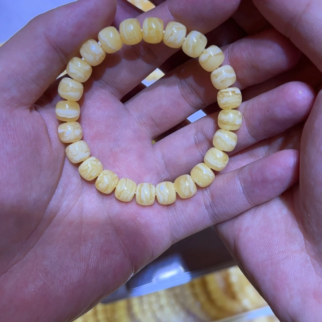 未镶嵌琥珀手链蜜蜡