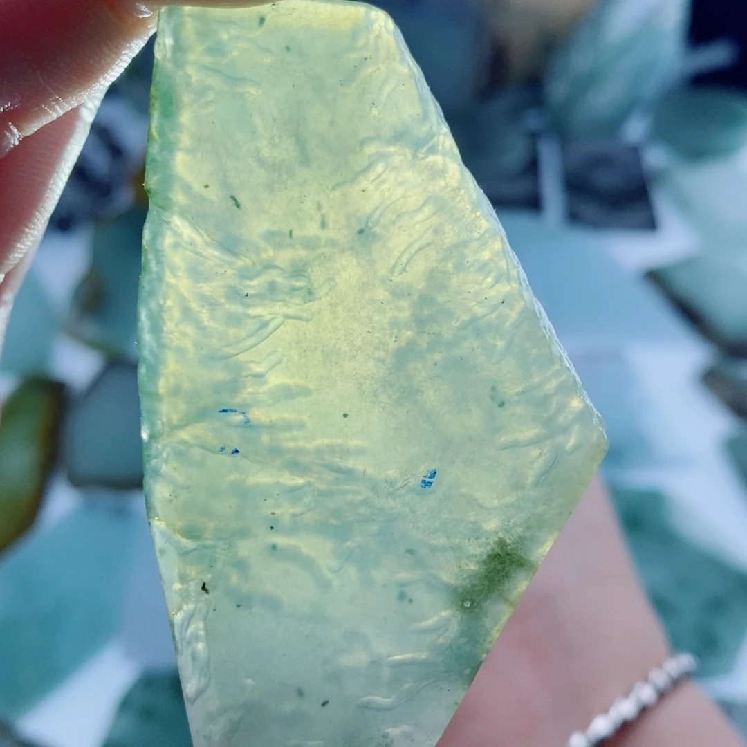 散珠翡翠天然缅甸翡翠A货（不包工）