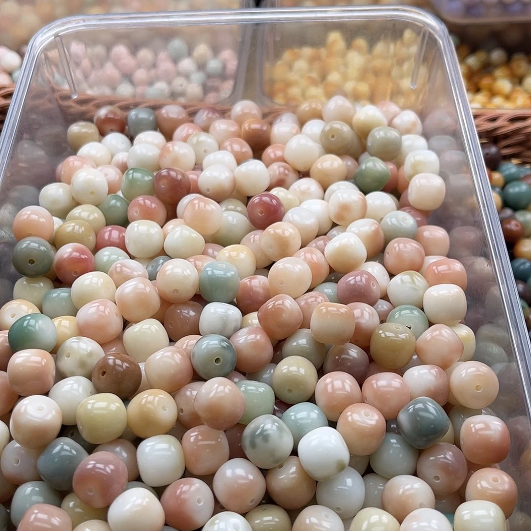 白玉菩提吊坠q q q13.75mm/50+5颗