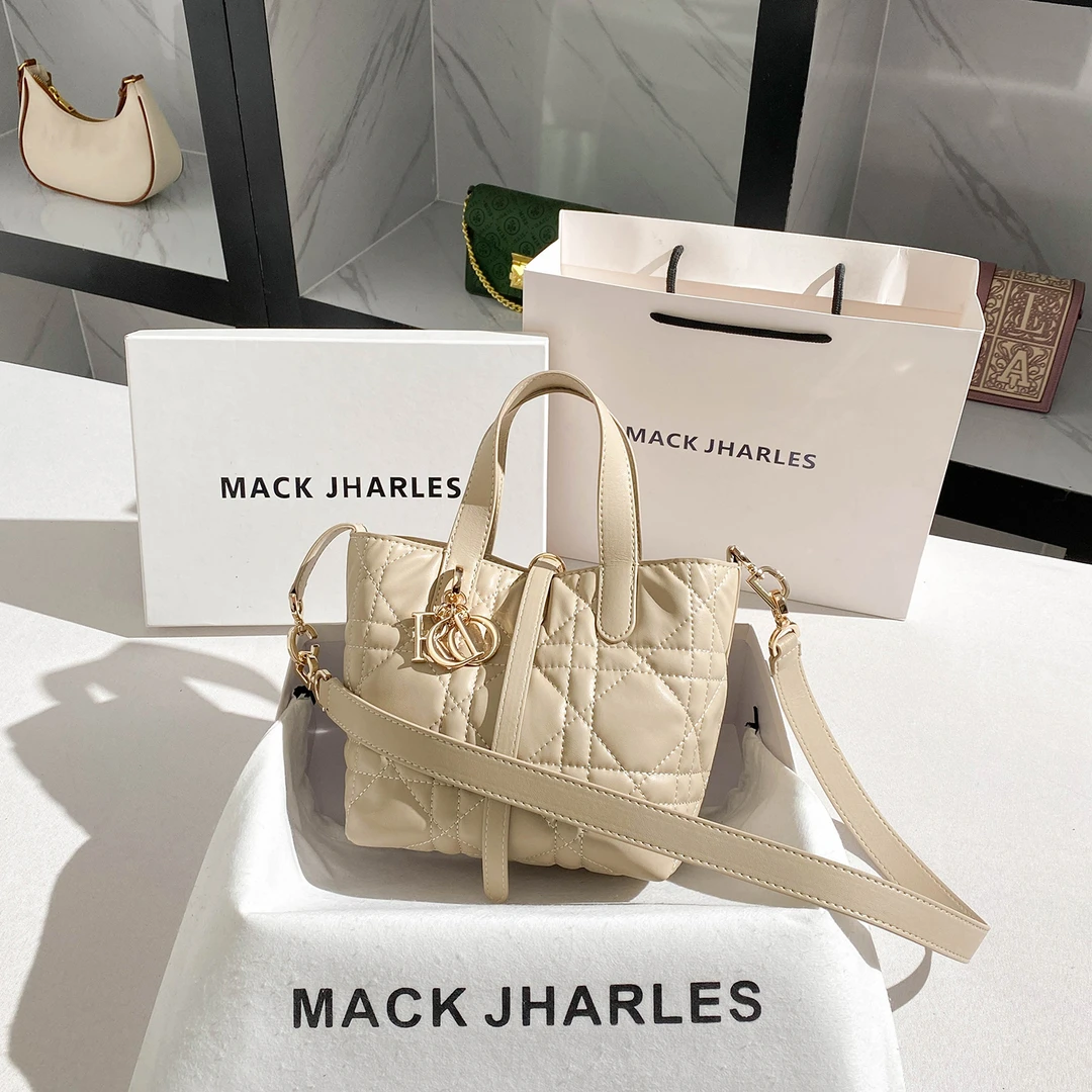 MACK JHARLES小众高级感菱格托特包包女款爆款2025新款百搭手提包