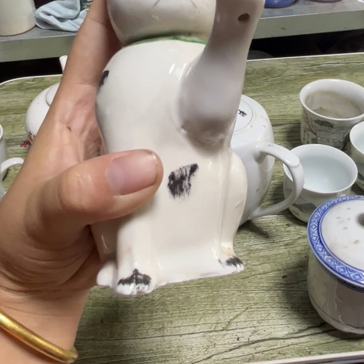 都是瑕疵品看好下单猫壶