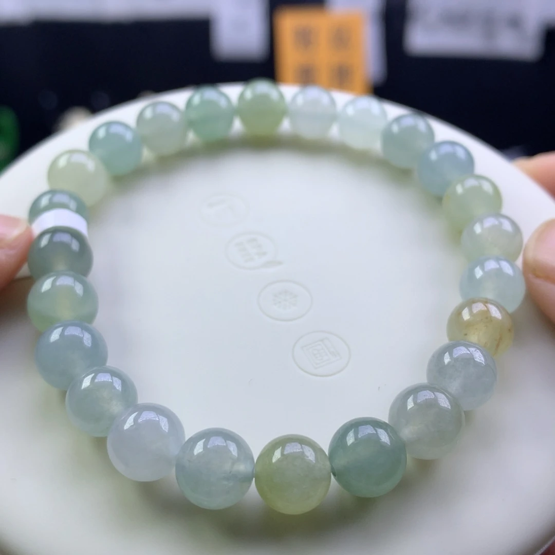 未镶嵌手串翡翠卡8