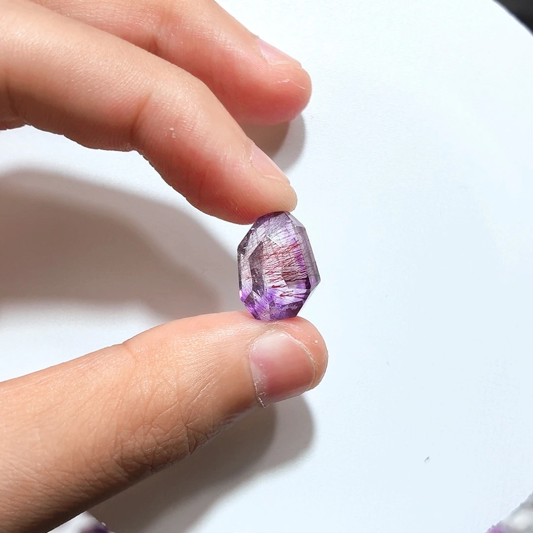 未镶嵌水晶珠宝半成品超七打孔不退换