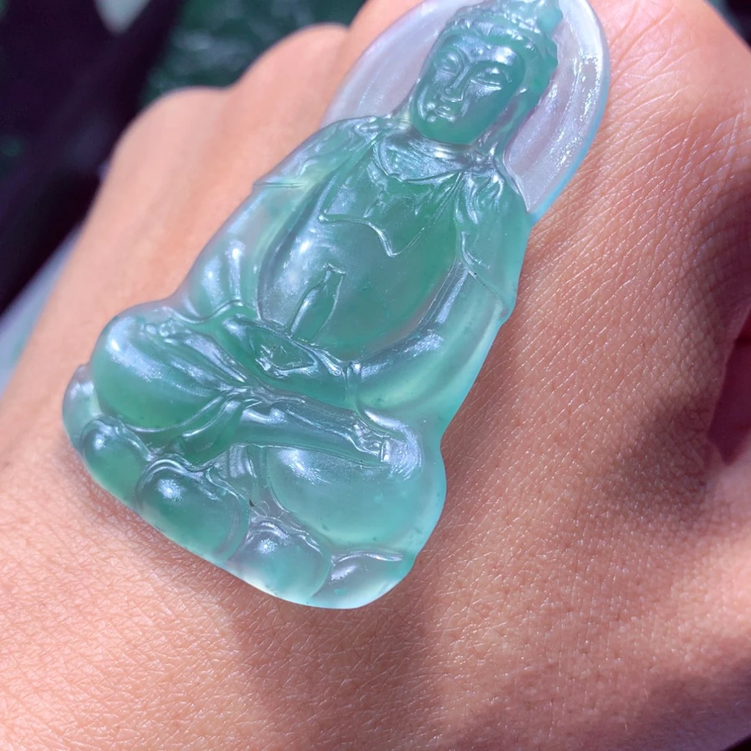 一****定制翡翠未镶嵌天然缅甸翡翠A货毛货挂件