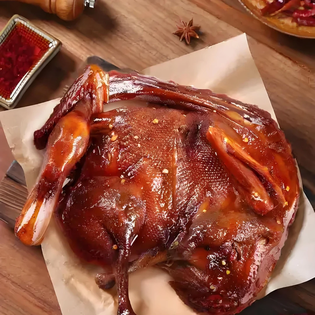 重庆30年老店口水白市雪莲土板鸭