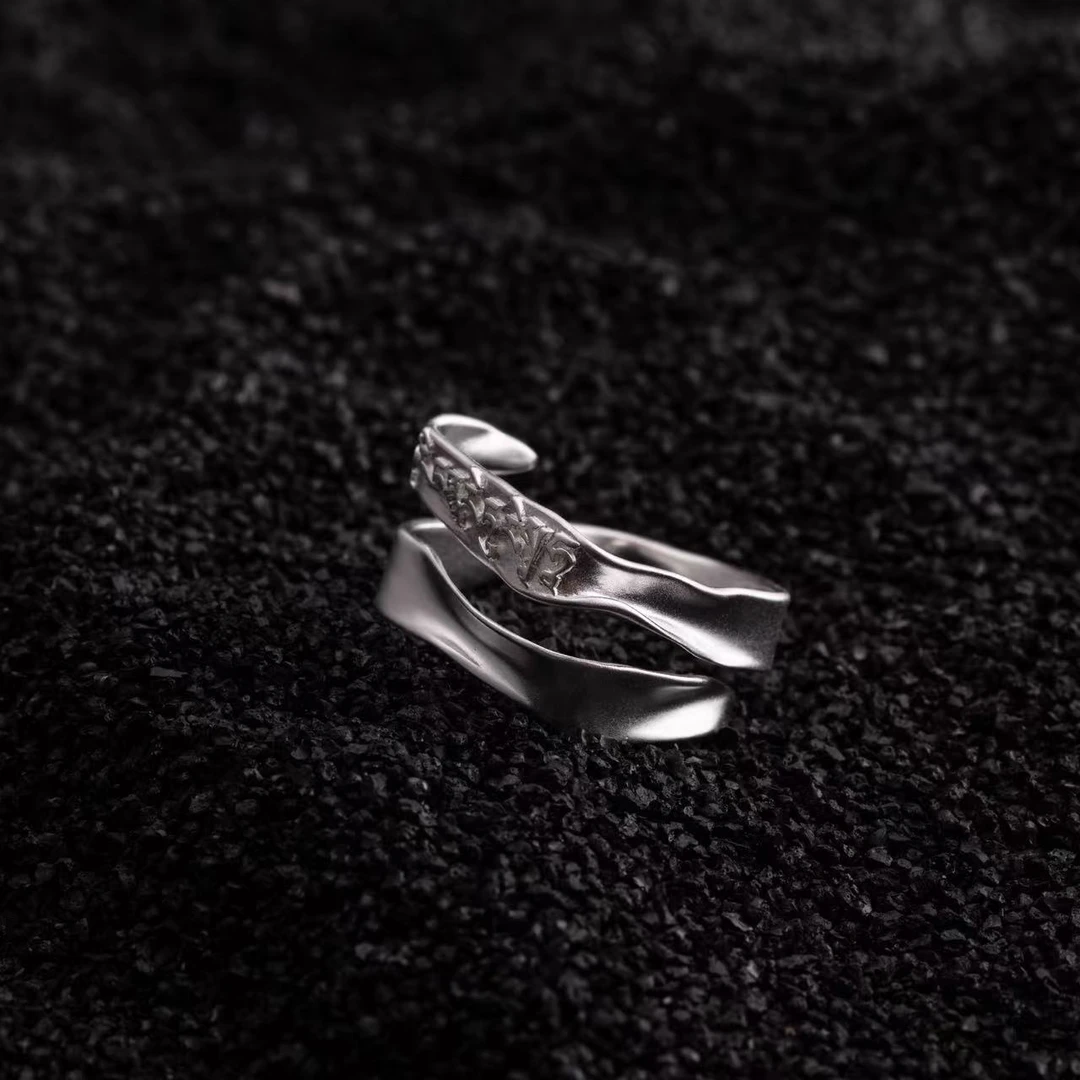 非金属珐琅戒指 种菩提 开口戒指