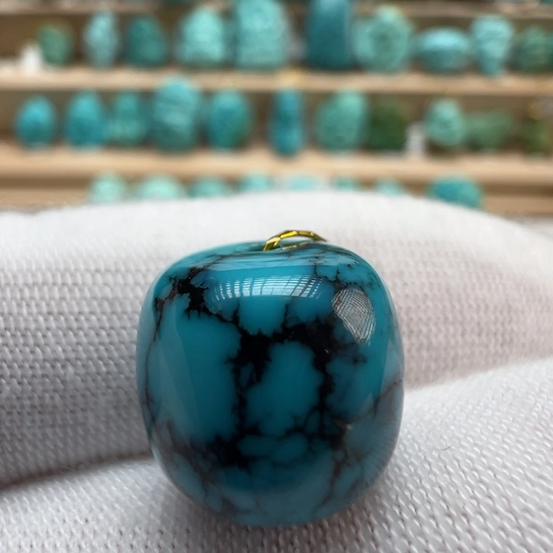 绿松石未镶嵌配饰11.4*10.6