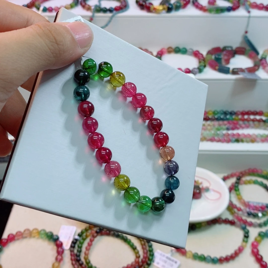 手链碧玺未镶嵌多样性发一条
