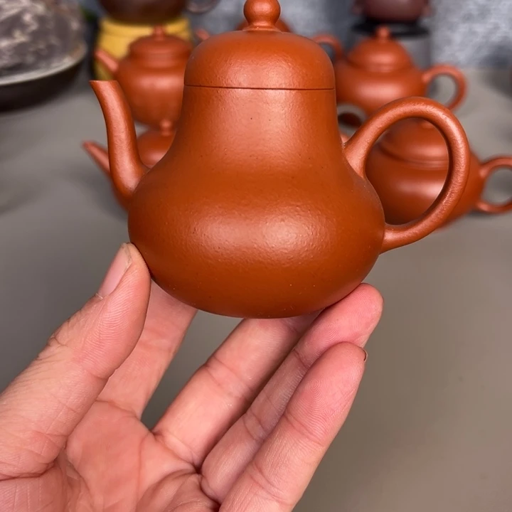 茶壶紫砂超薄胎体小诗亭100cc