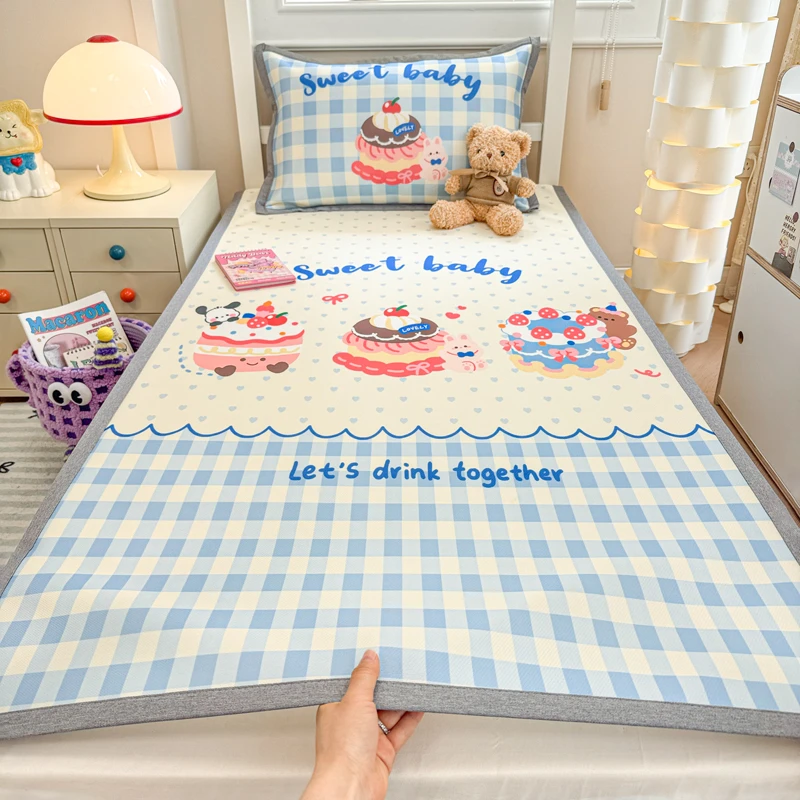 新款卡通大版冰丝席