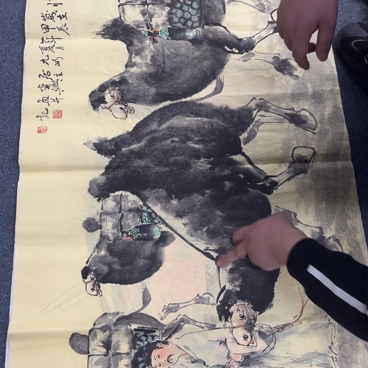 国画纯手绘作品字画