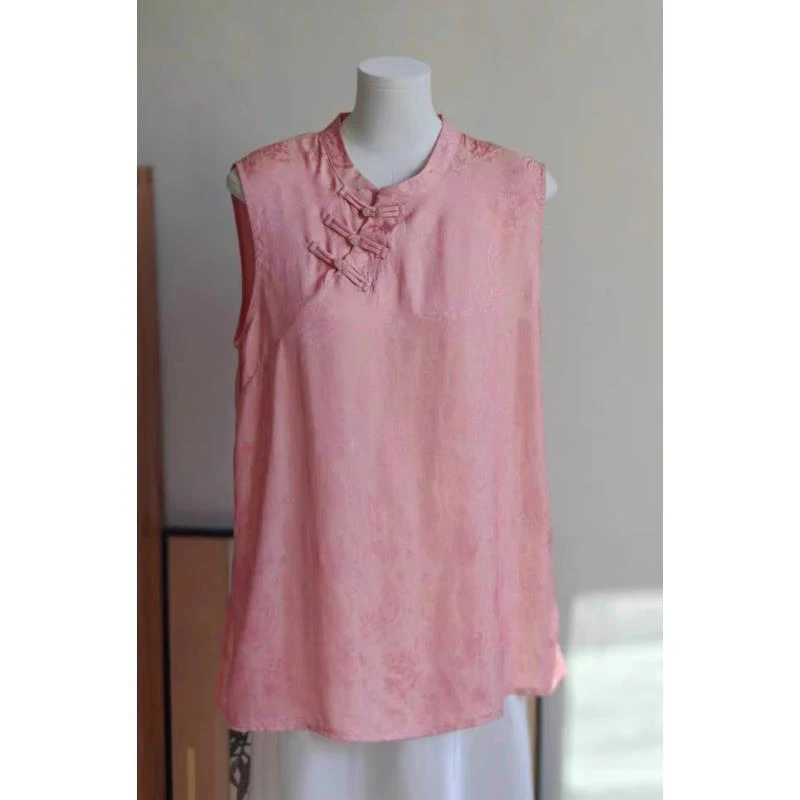 凤尾花--中式国风气质时尚百搭夏季复古中长款日常穿搭显瘦连衣裙