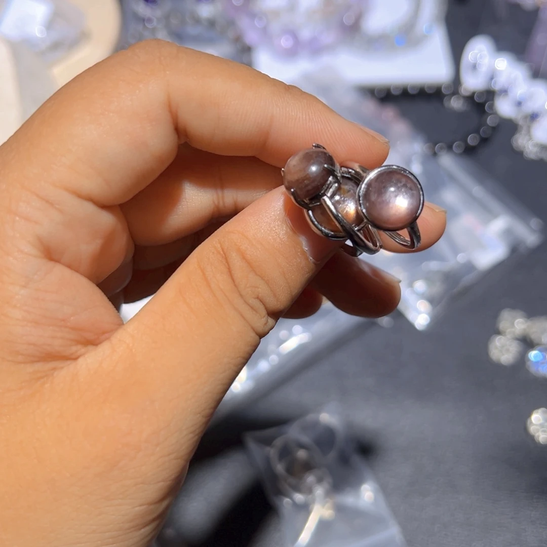 发晶手串未镶嵌随机一个004