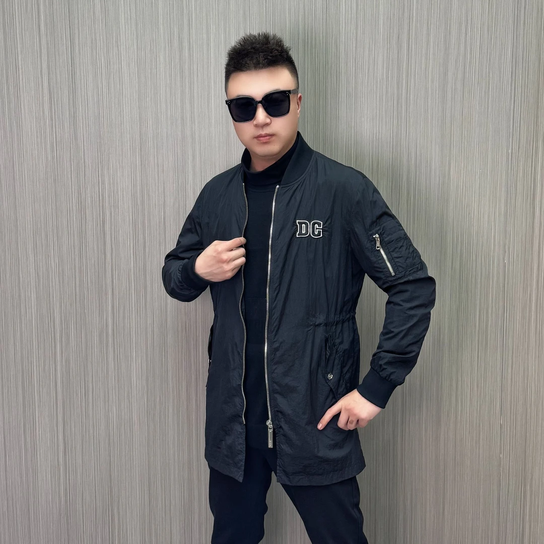 【17275】佤沙服饰男士秋冬上新中长款韩式风衣