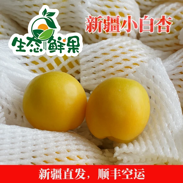 新疆新鲜小白杏当季水果顺丰包邮空运
