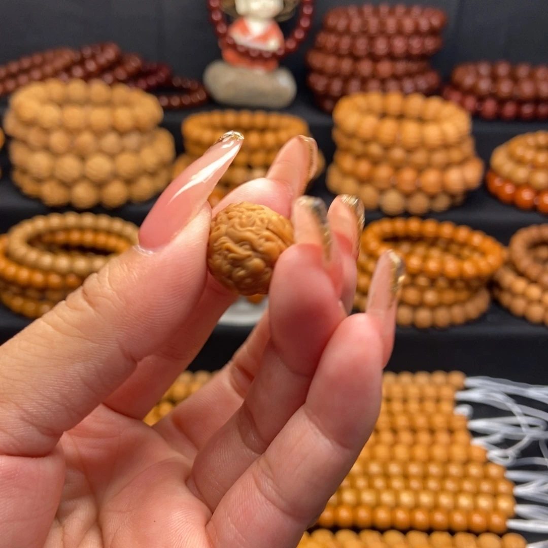 猴头核桃手串松*?唐狮单颗