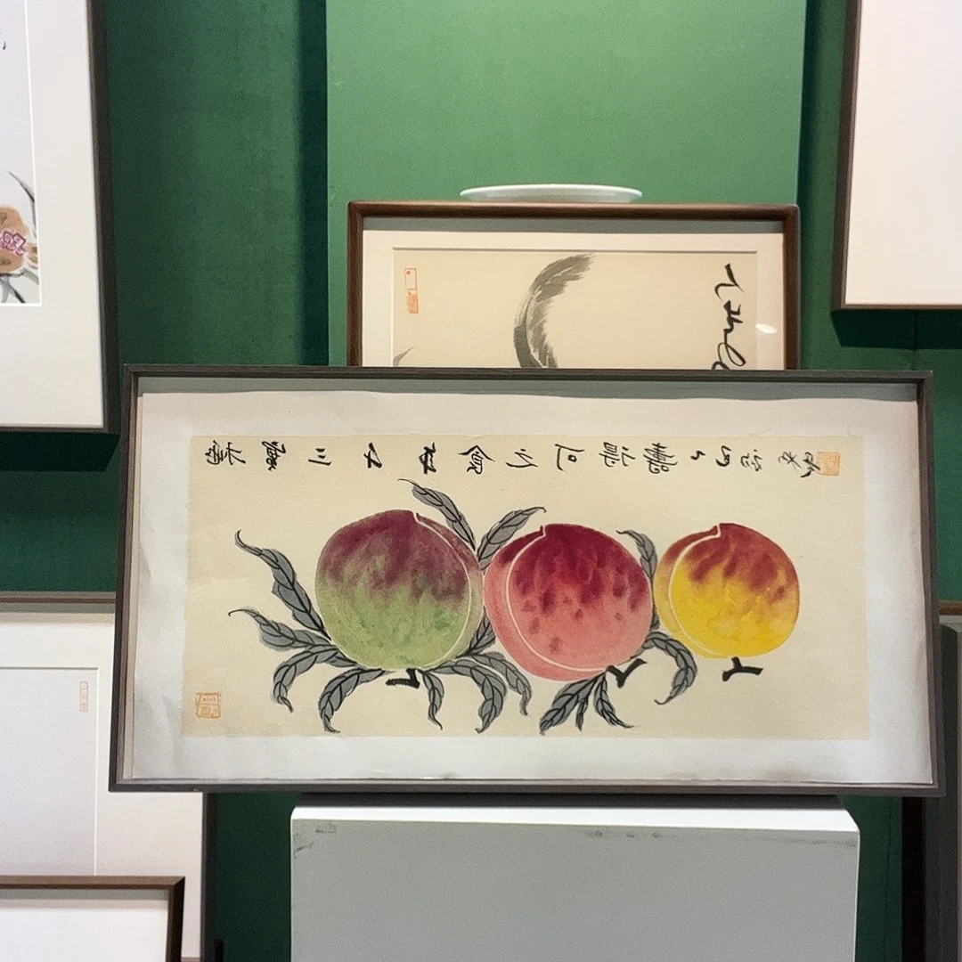 国画董老师作品带框