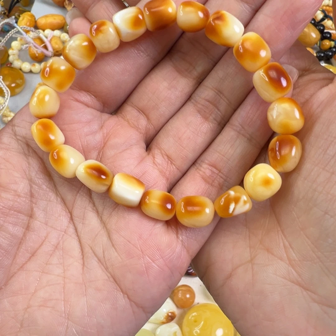 蜜蜡颈饰未镶嵌乖*蜜蜡