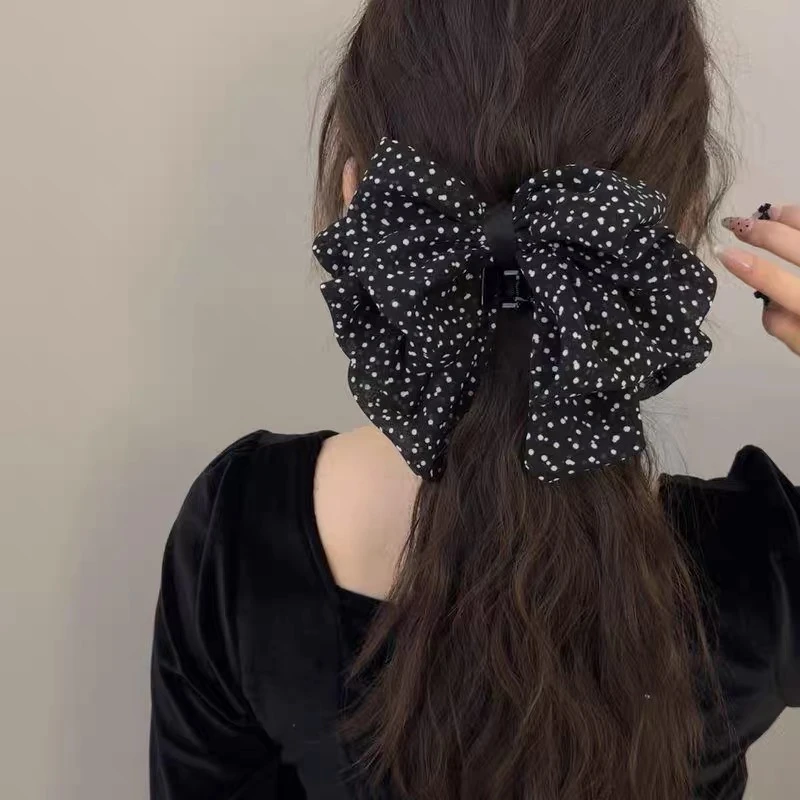 高级感后脑勺抓夹洋气蝴蝶结夹头发新款发夹气质夹子发卡网红爆款