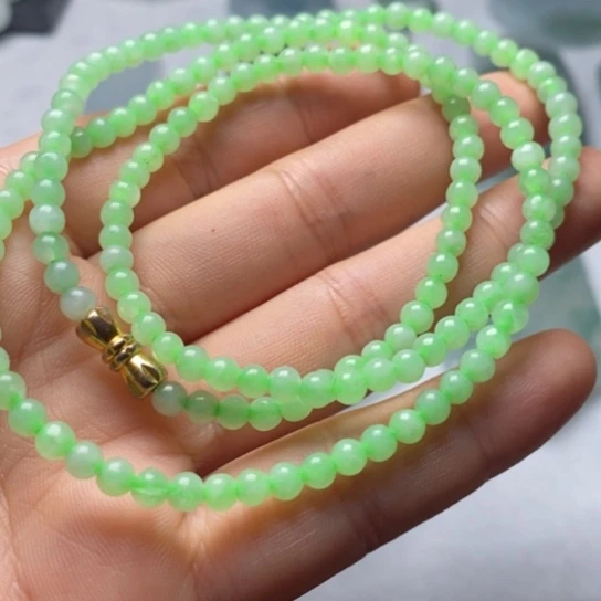 定制翡翠未镶嵌珠串