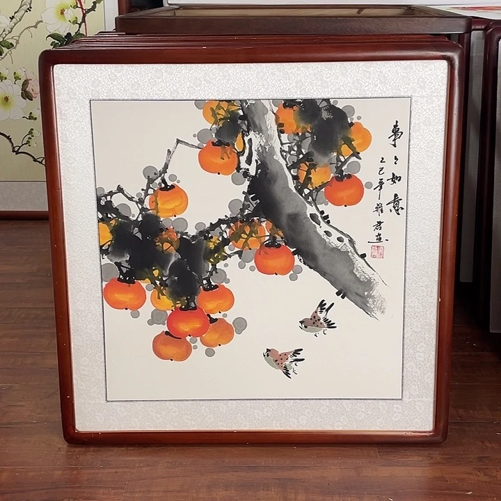 国画带框尺寸63*63厘米