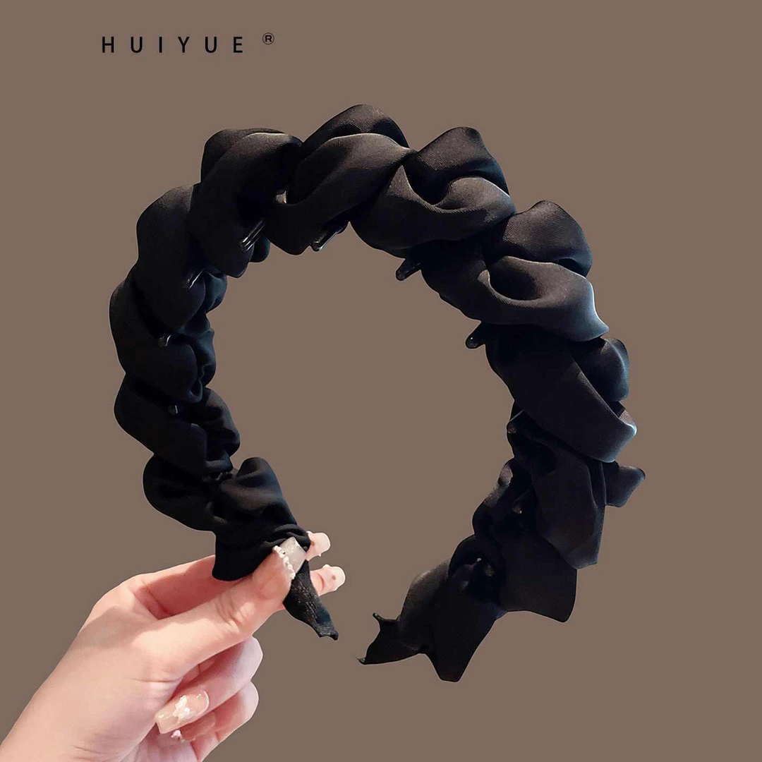 蓬松泡泡齿梳发箍女2025新款高颅顶正反两戴碎发发卡发捆头箍发饰