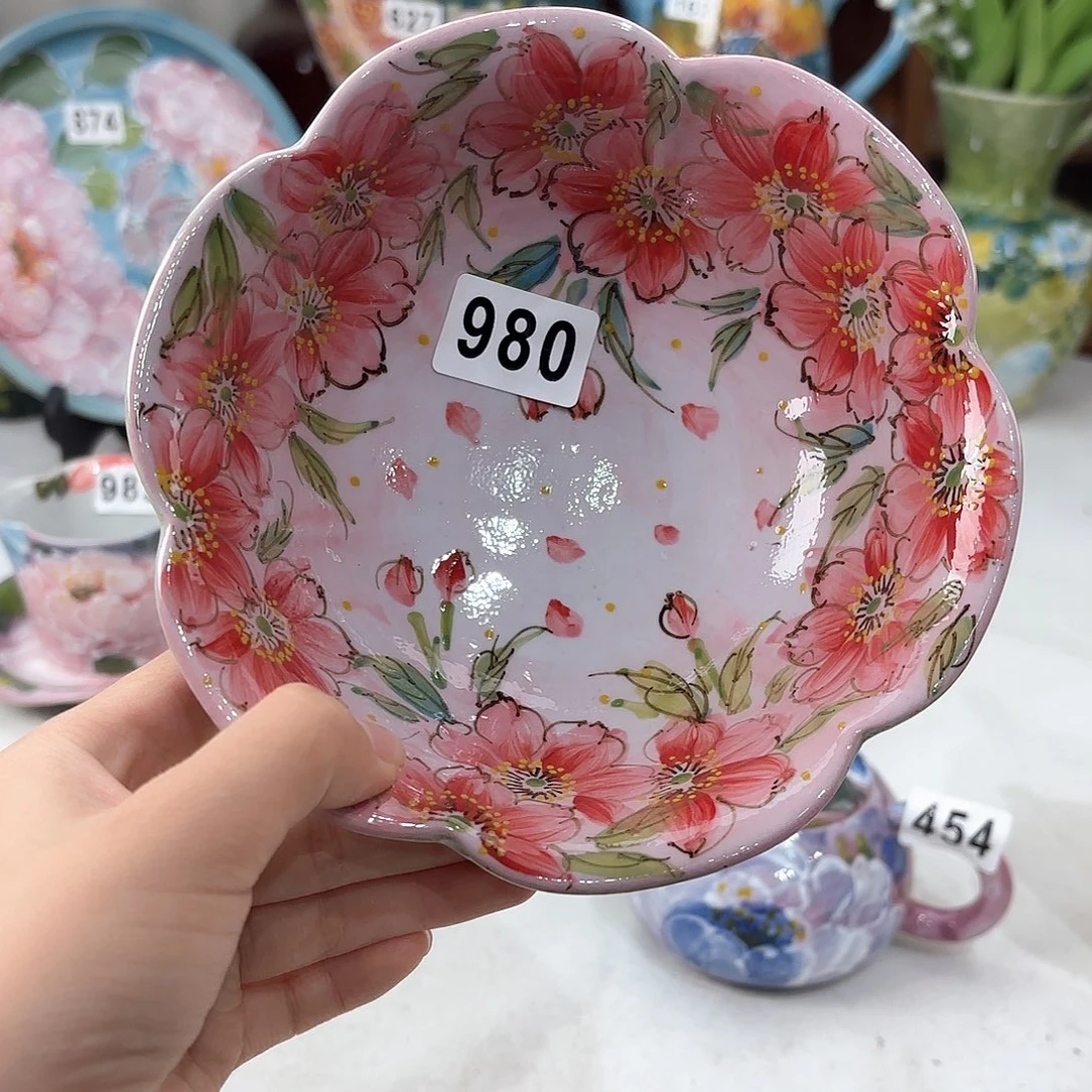 景德镇手绘高温釉下彩陶瓷茶具