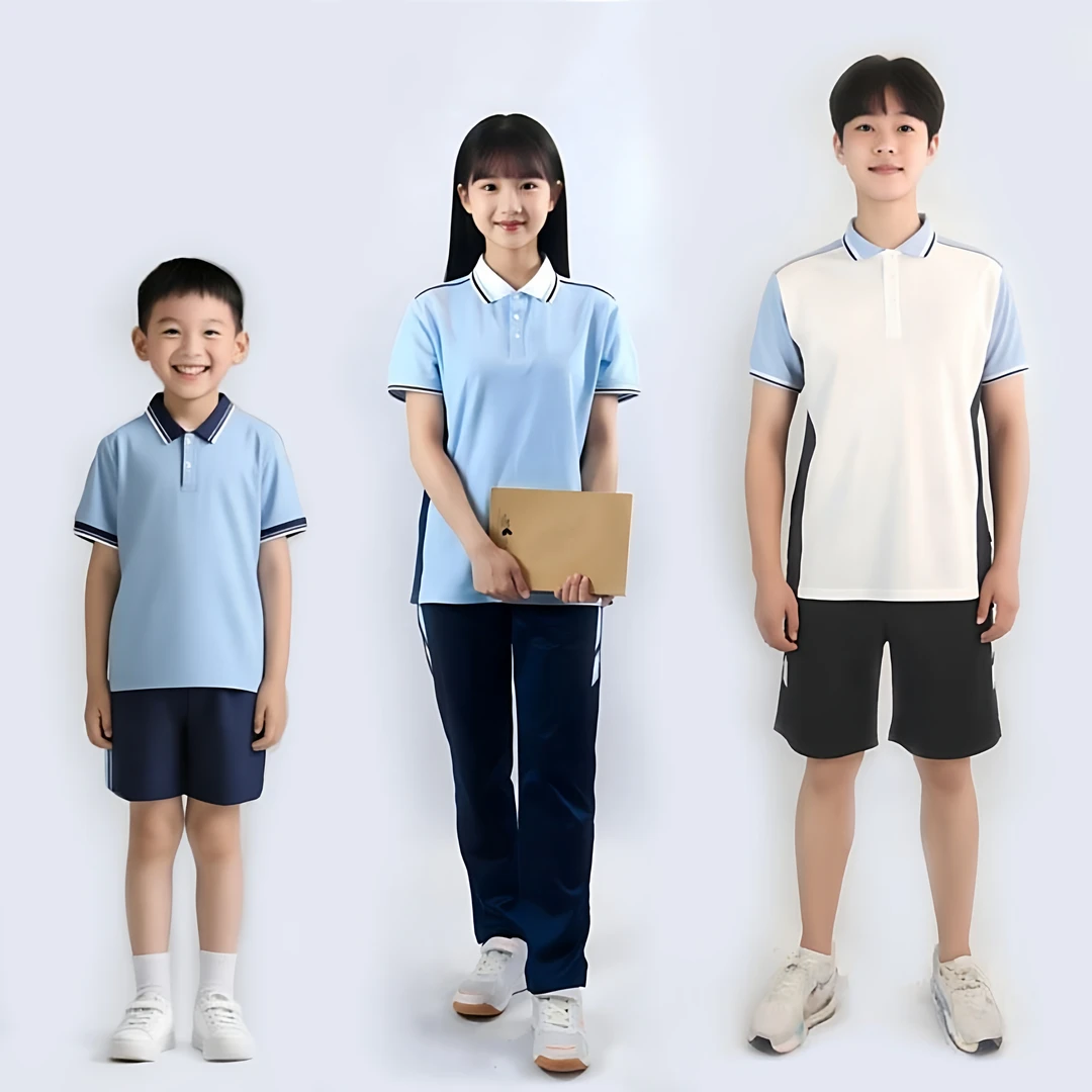 江西南昌校服统一款式短袖短裤长裤套装夏秋索罗娜面料南昌市校服