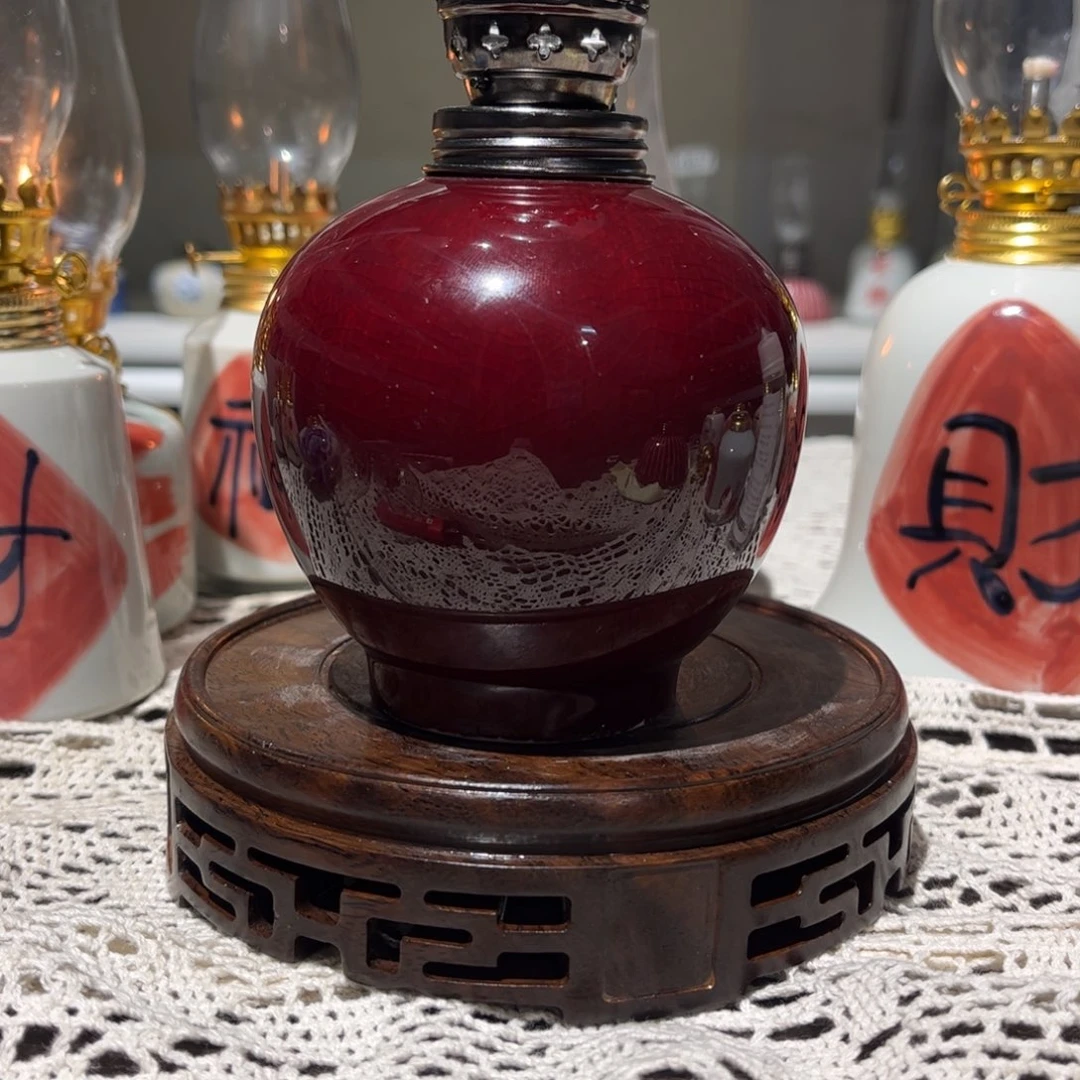 摆件景德镇陶瓷香薰灯