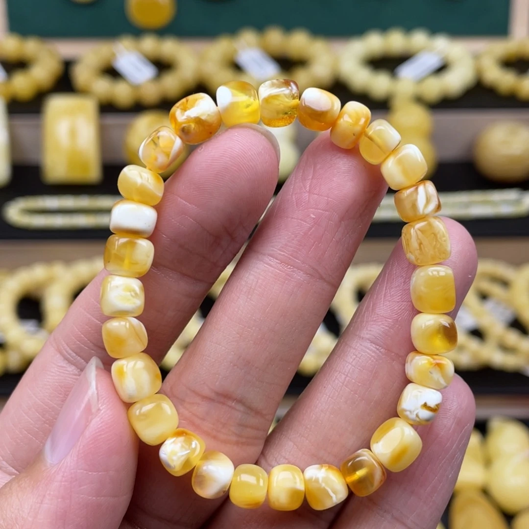 琥珀裸石未镶嵌琥珀蜜蜡