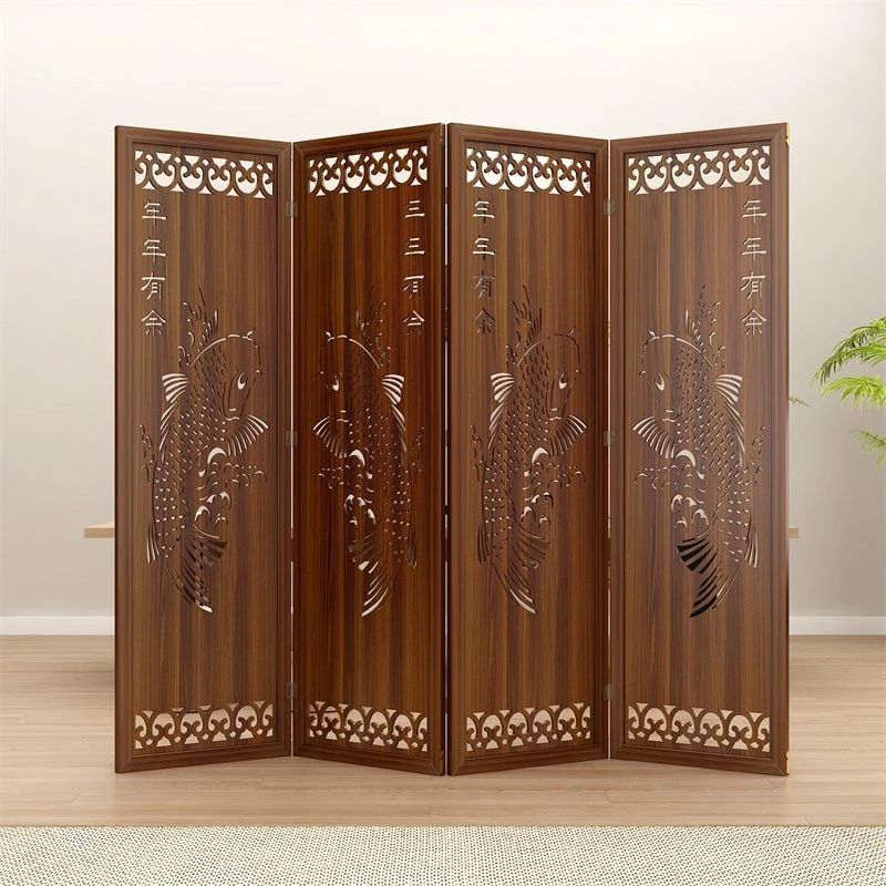 新中式屏风隔断家用屏风可折叠屏风可移动屏风办公室屏风隔断遮挡