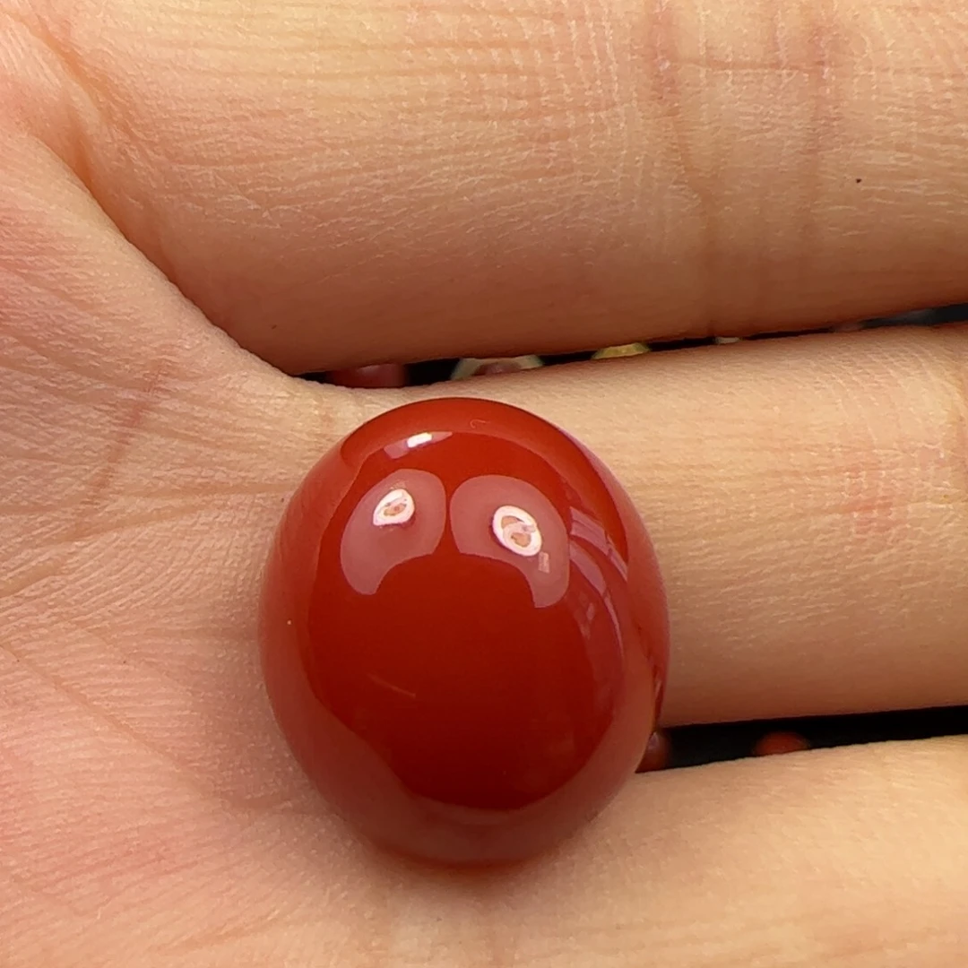 未镶嵌戒面南红玛瑙雲****?