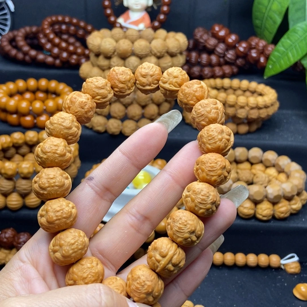 猴头核桃手串烟**冷蟾王手持20颗