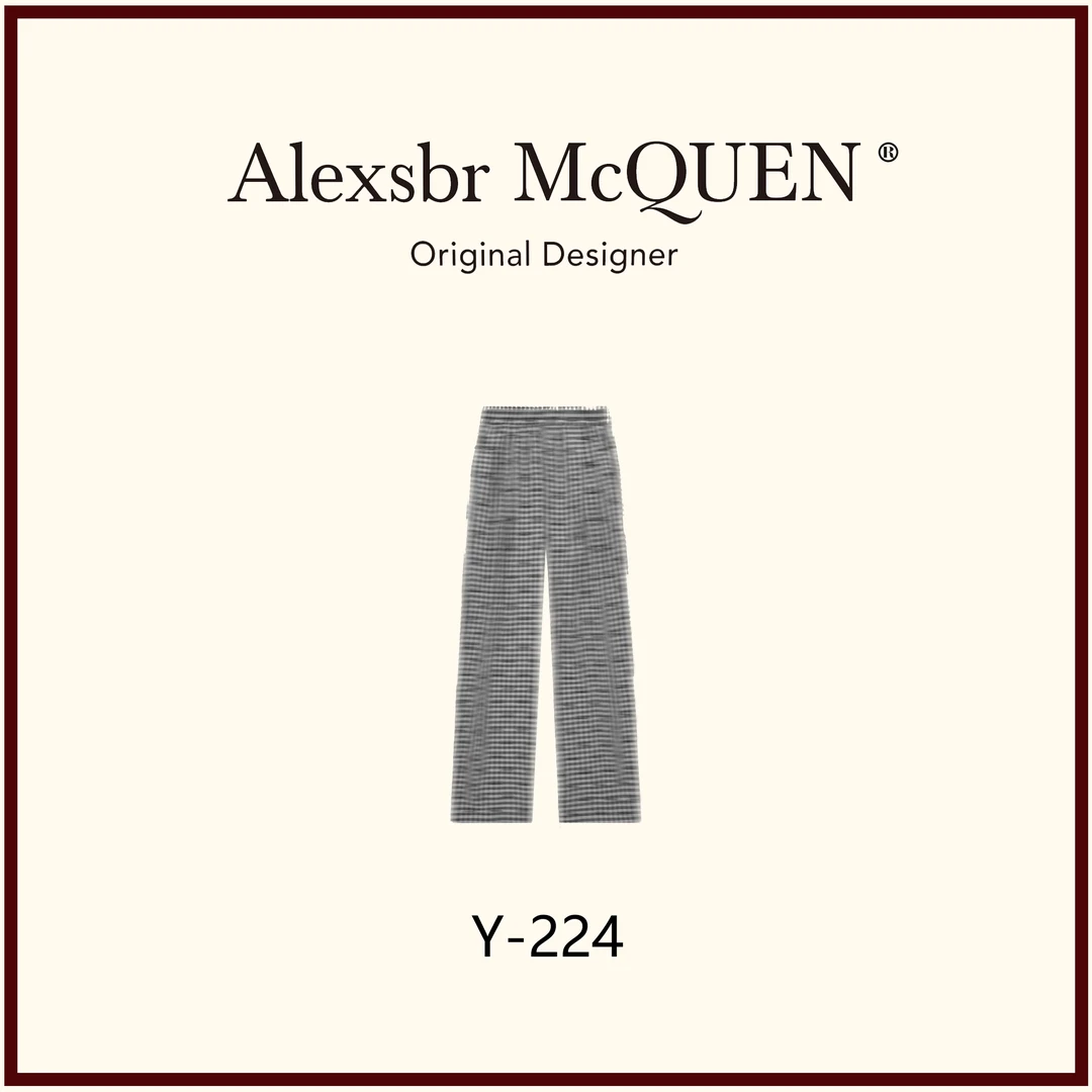 YDD•「Y-224」早春新款简约宽松时尚潮流休闲大码百搭裤YS-5255