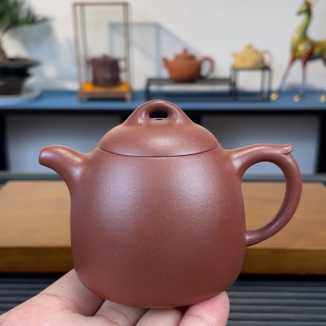 茶壶紫砂中槽青秦权170cc