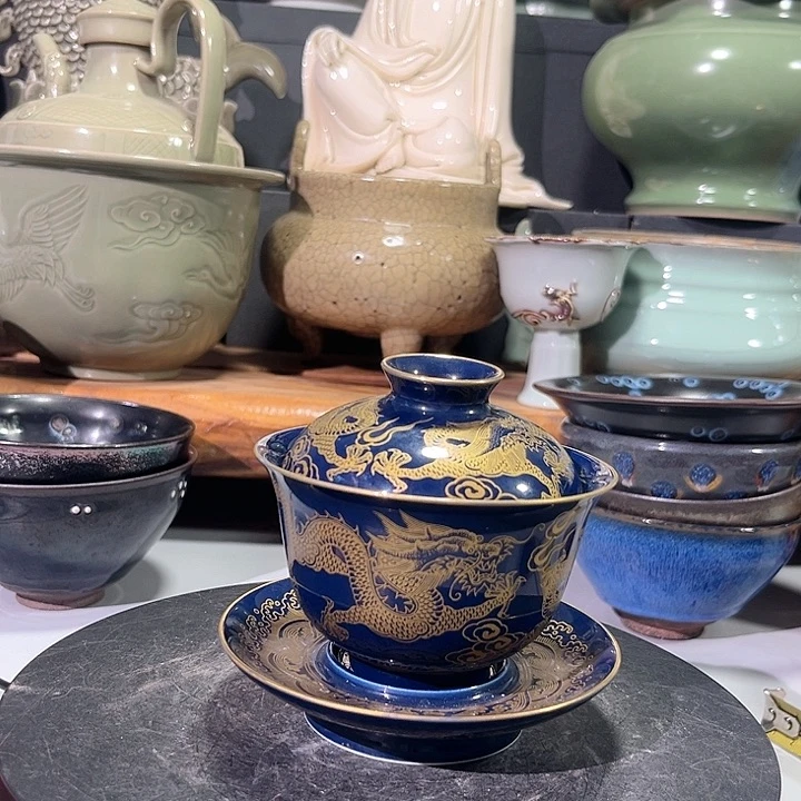 摆件莹***米三泡台，精品精品