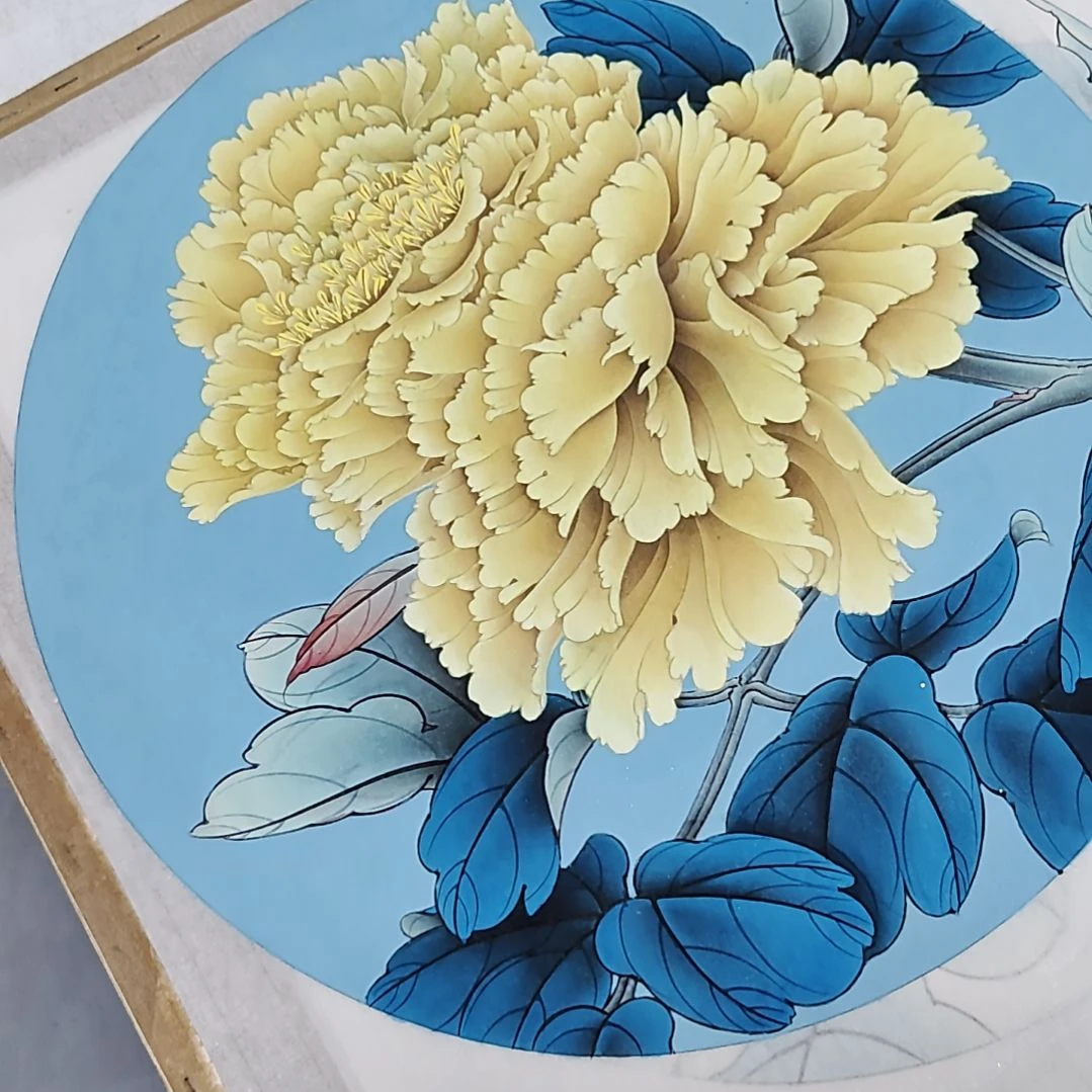 黄色牡丹小品42厘米