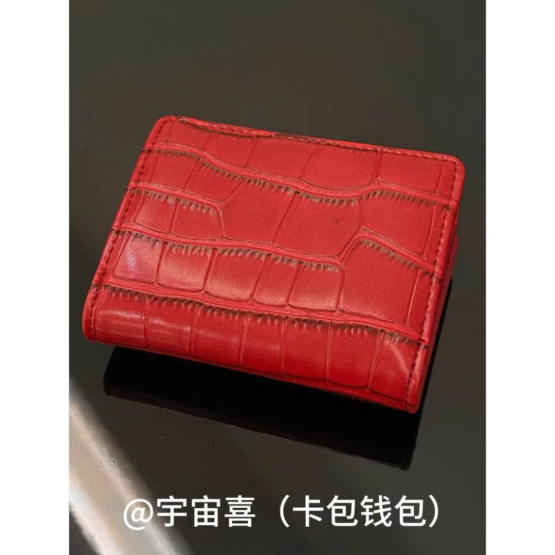 【红色pu金属星球零钱小包】