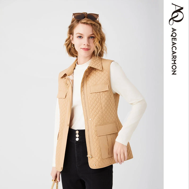 雅格上美 秋季女士棉背心 A24QF31J41