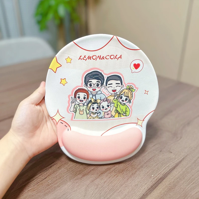 凯凯优选 柠檬可乐大家庭  定制鼠标垫