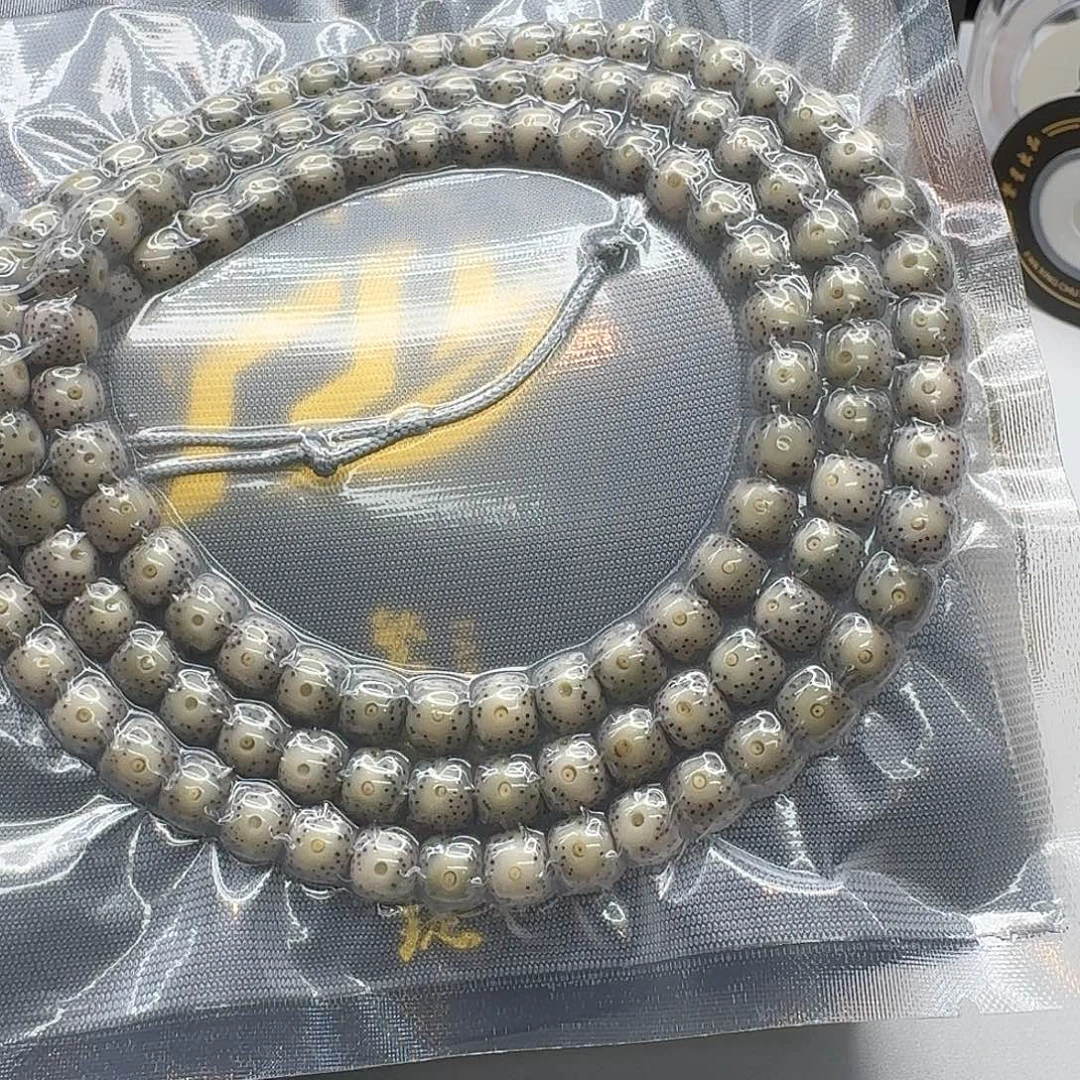 吊坠星月菩提128一物一图糯冰大眼无烟花8左右108