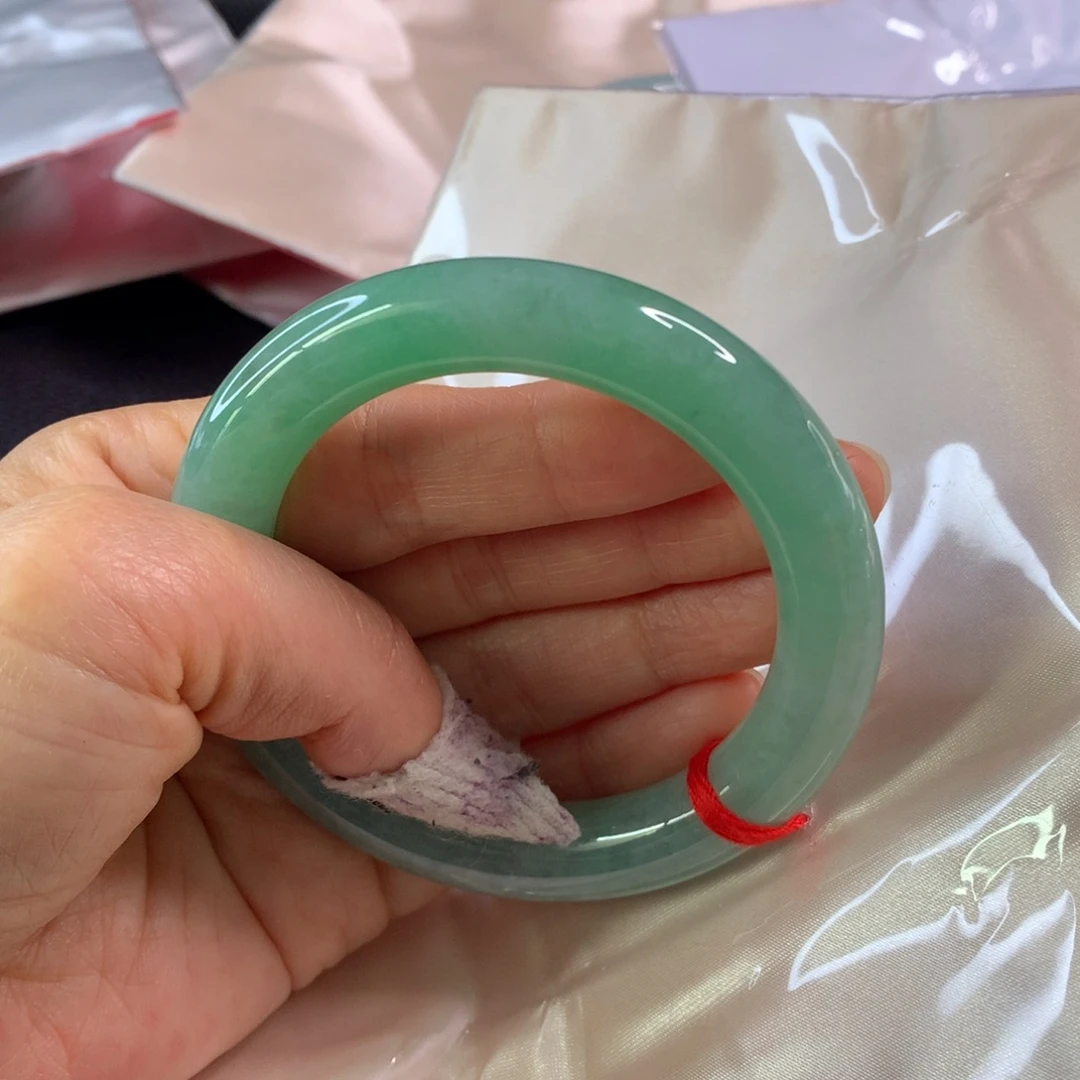 翡翠未镶嵌手镯翡翠手镯56.8