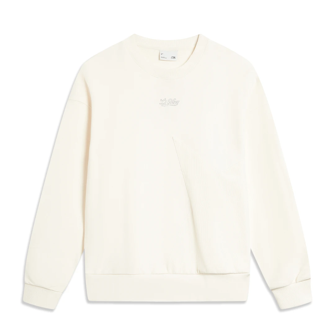 LI-NING/李宁李宁运动时尚系列女子宽松套头卫衣C92-1