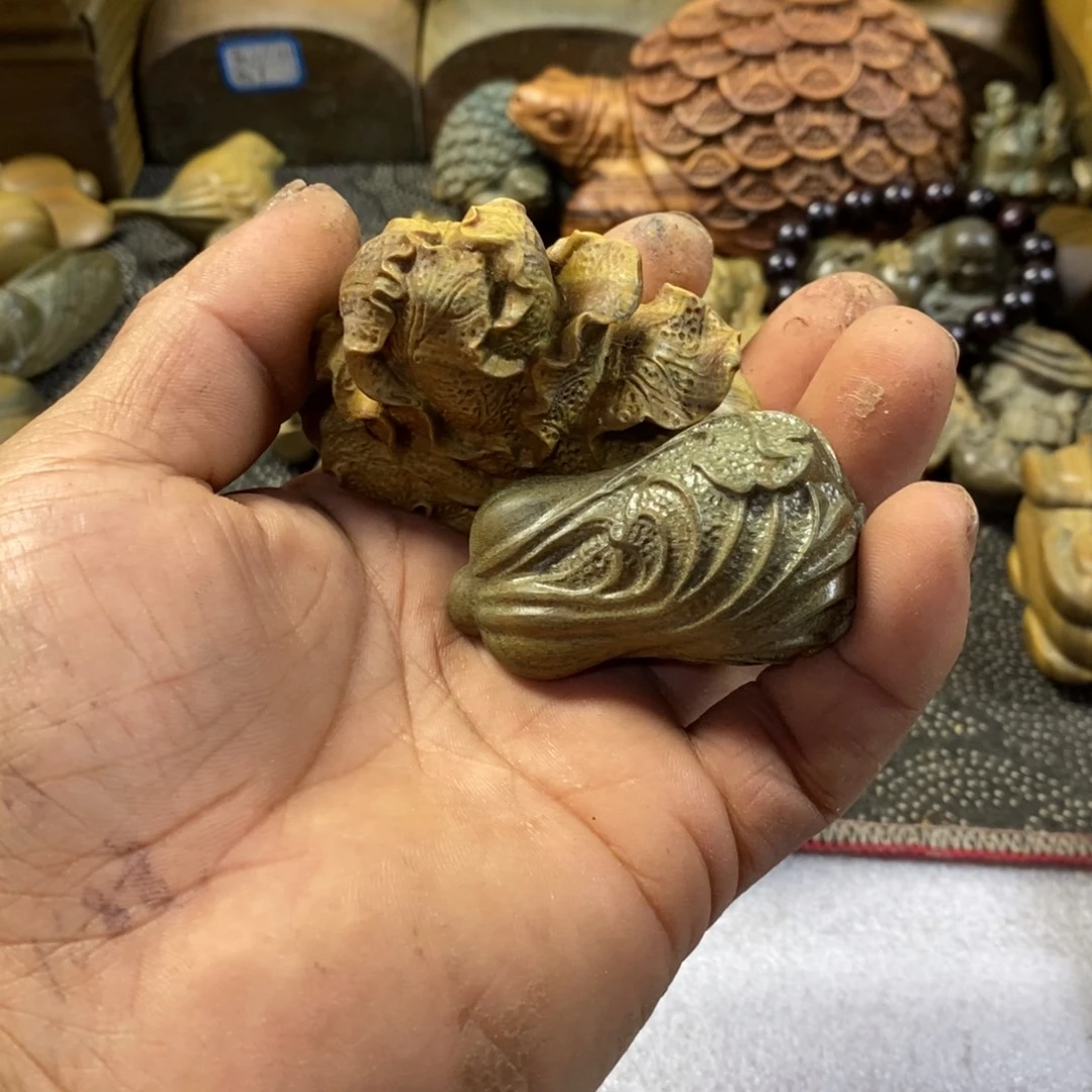 陶瓷绿檀木制工艺品52