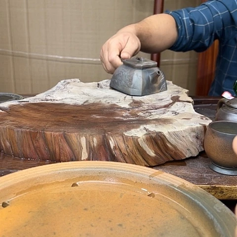 杰***o戬谷龙窑柴烧茶壶30