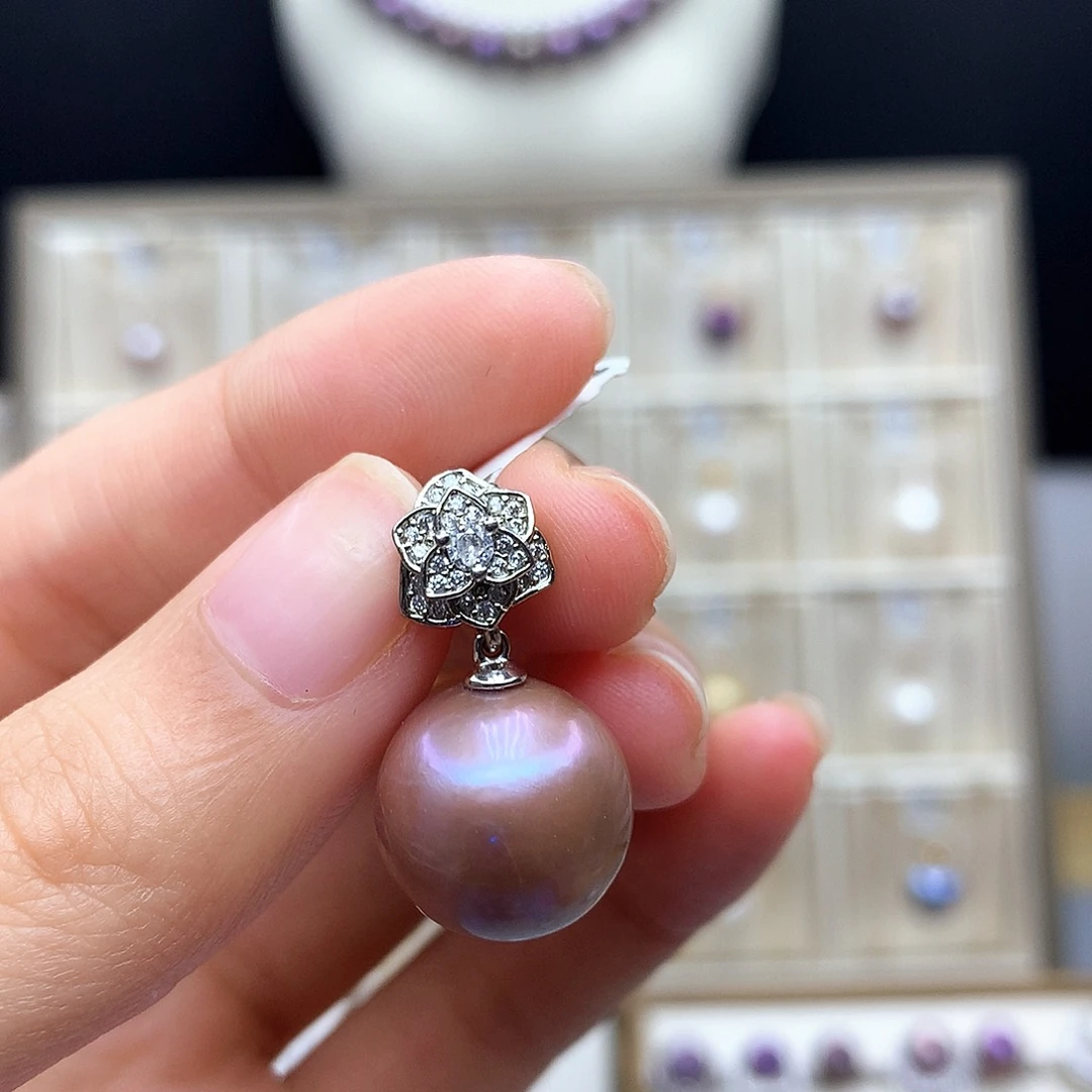 淡水珍珠颈饰合金